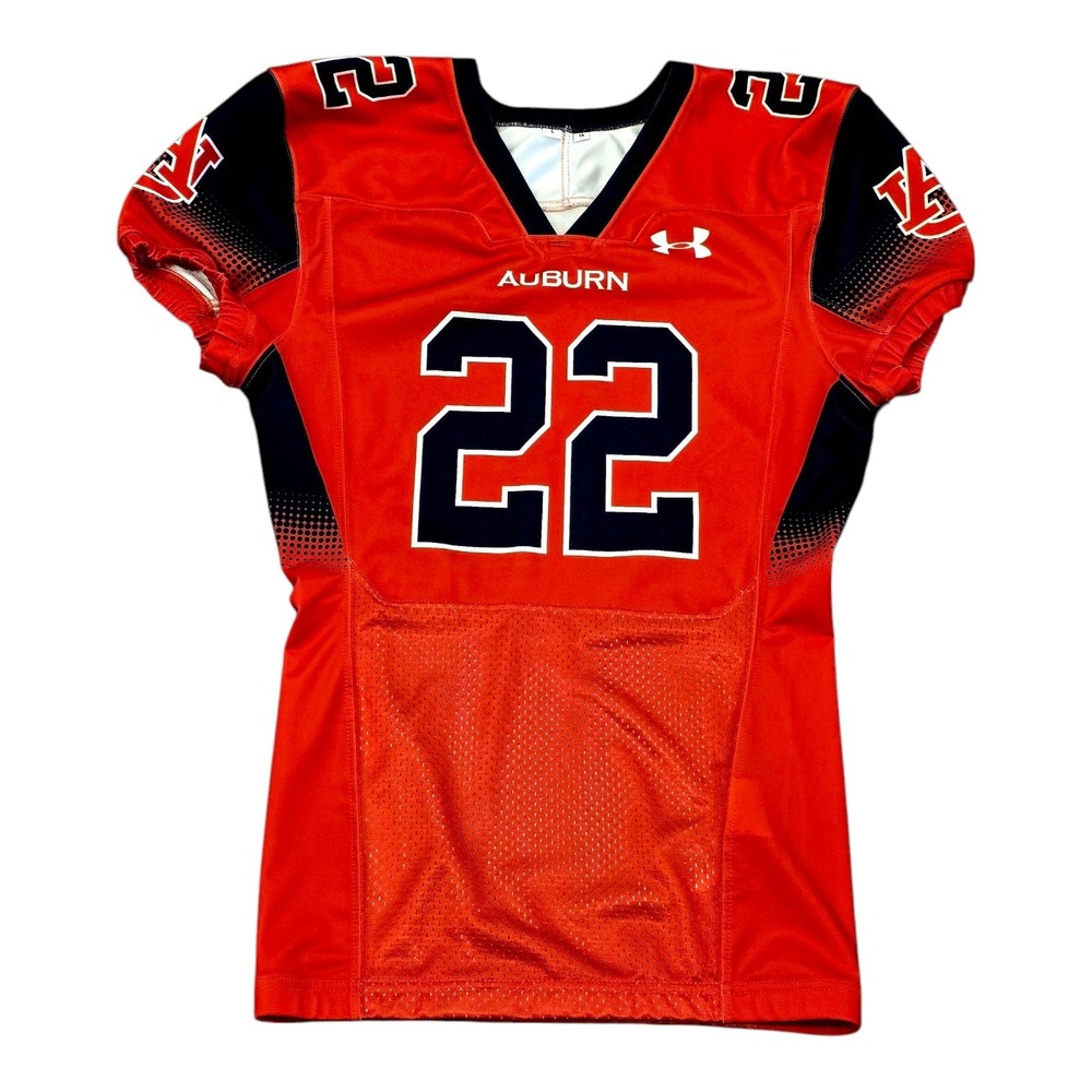 Under Armour Auburn Tigers Hail Mary #22 Football Jersey Mens Large Orange